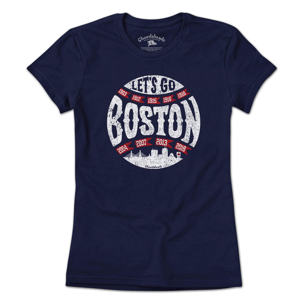 Let's Go Boston Baseball T-Shirt product image 4