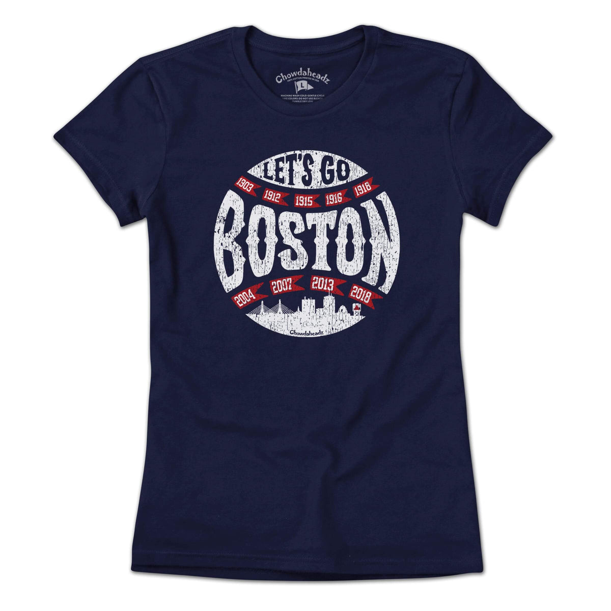 Let's Go Boston Baseball T-Shirt product image 4