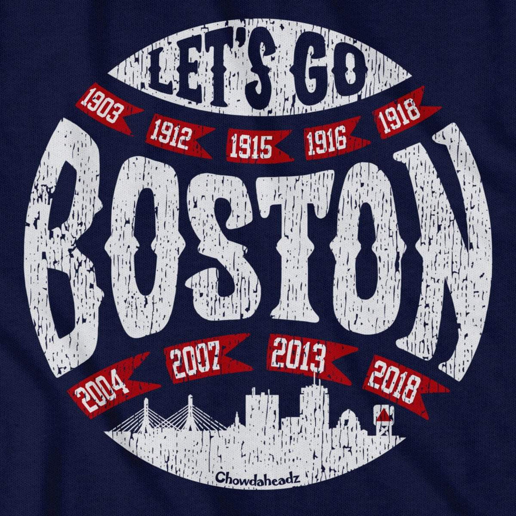 Let's Go Boston Baseball T-Shirt product image 2