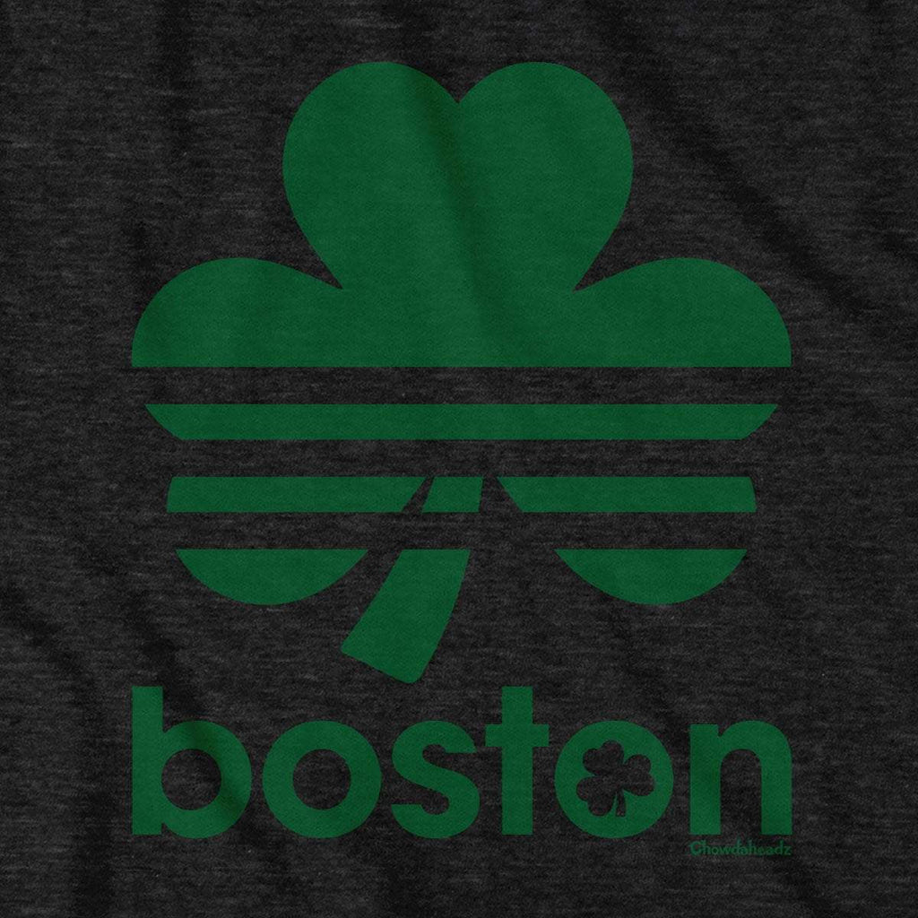 Boston Retro Shamrock Green Line T-Shirt product image 2