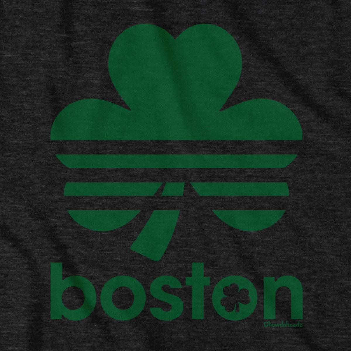 Boston Retro Shamrock Green Line T-Shirt product image 2