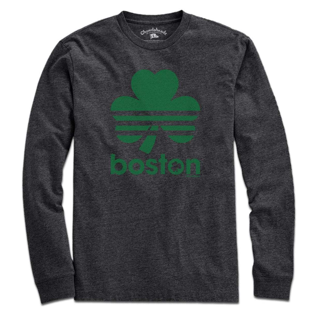 Boston Retro Shamrock Green Line T-Shirt product image 3