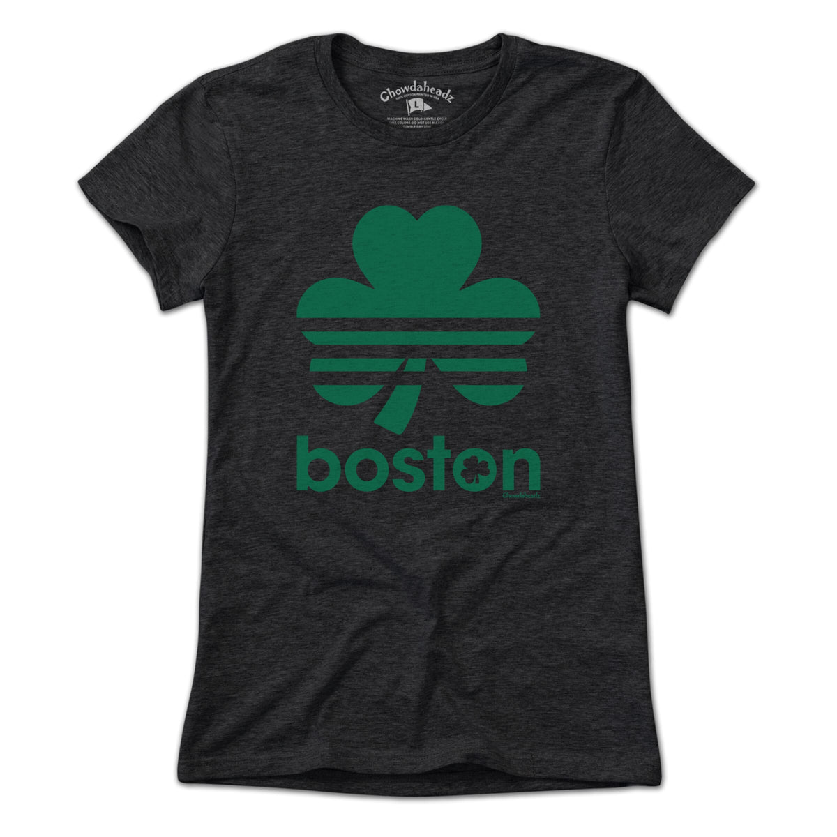 Boston Retro Shamrock Green Line T-Shirt product image 4