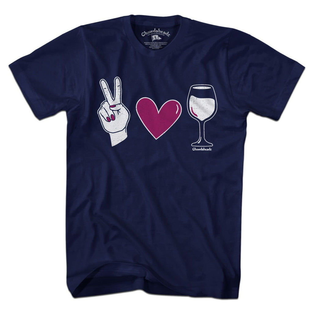 Peace Love & Wine T-Shirt product image 3