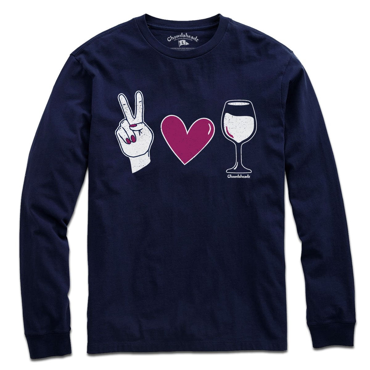 Peace Love & Wine T-Shirt product image 4