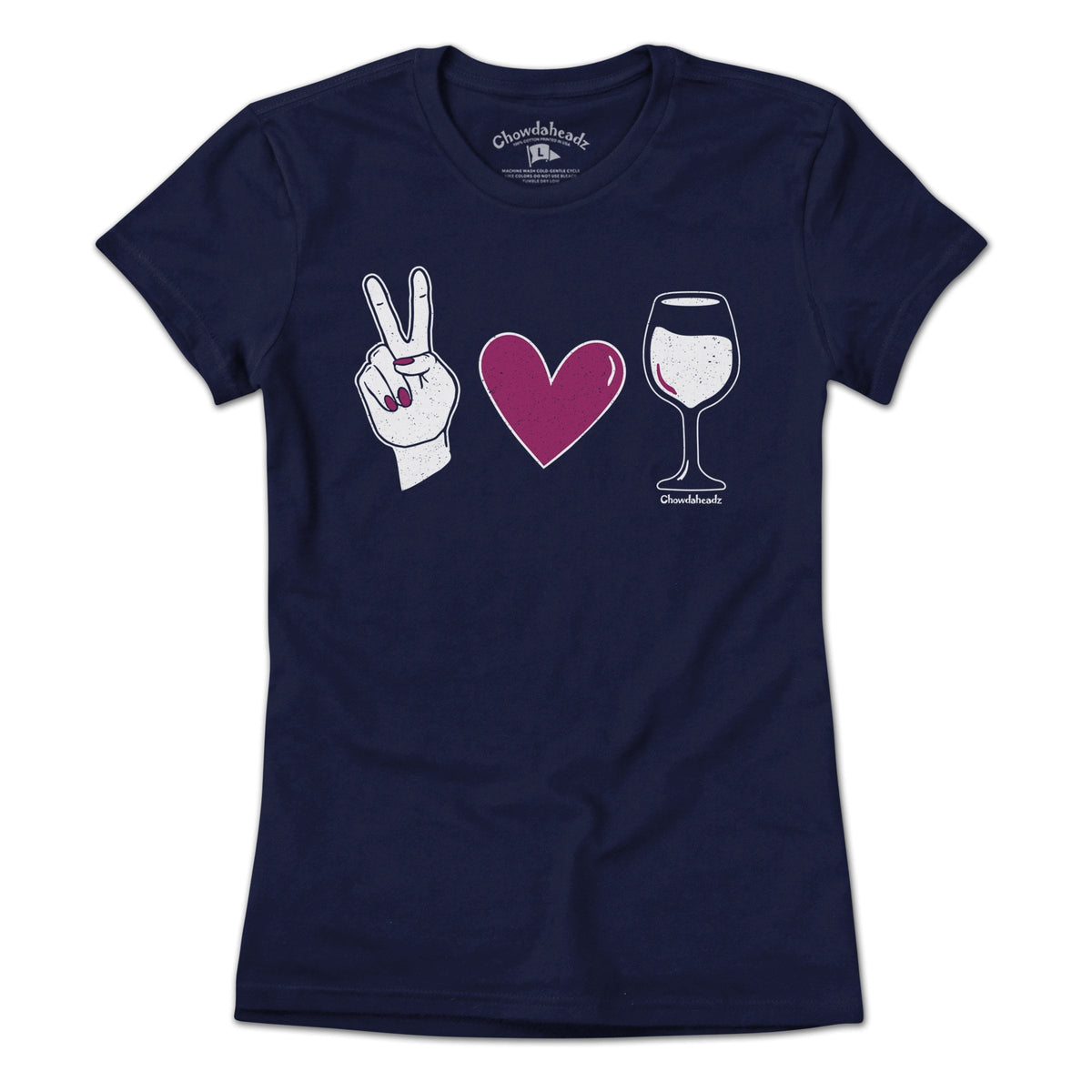 Peace Love & Wine T-Shirt product image 1