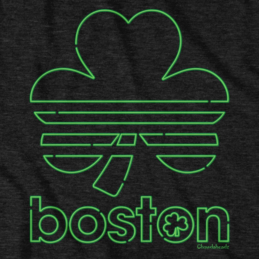 Boston Shamrock Neon Sign T-Shirt product image 2