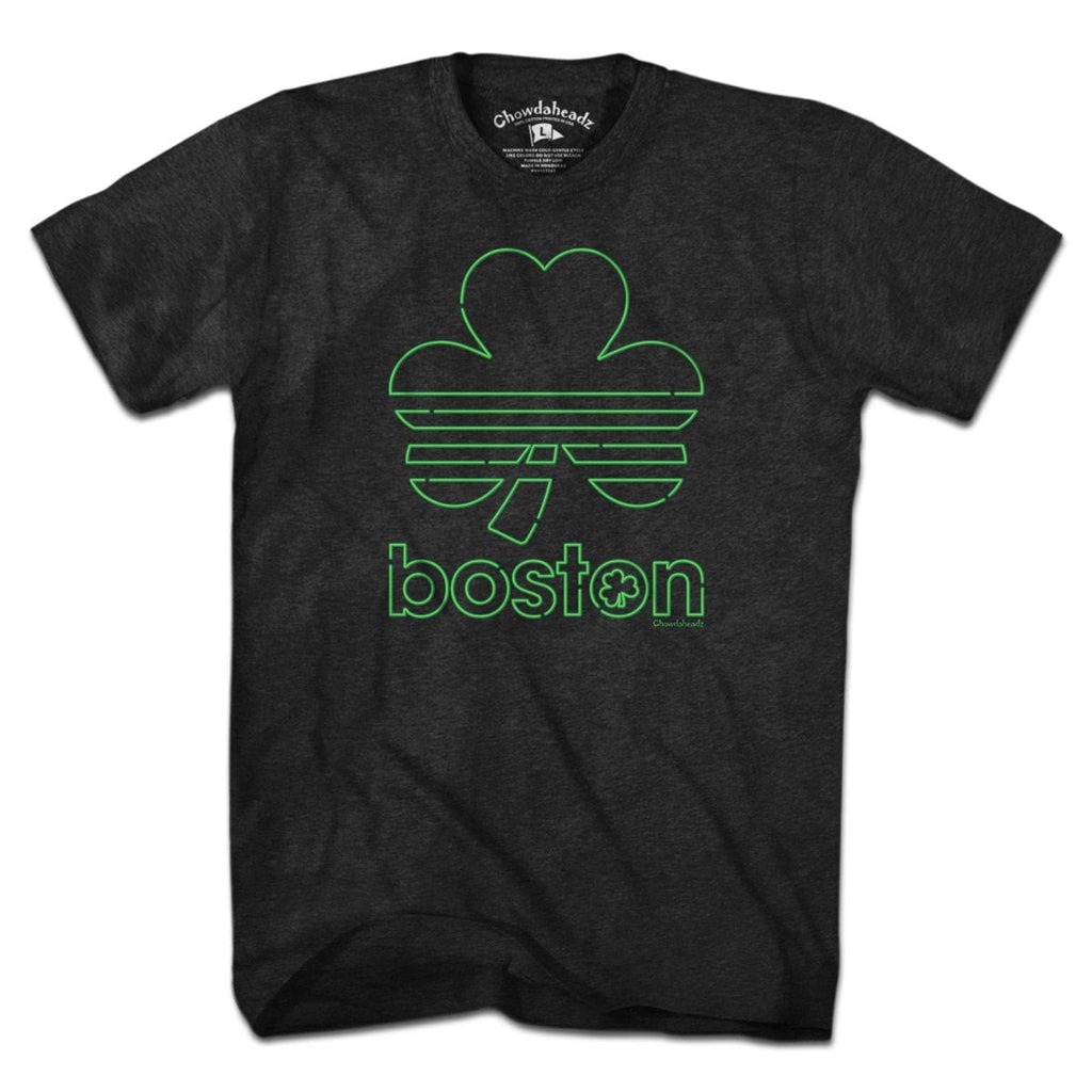 Boston Shamrock Neon Sign T-Shirt product image 1