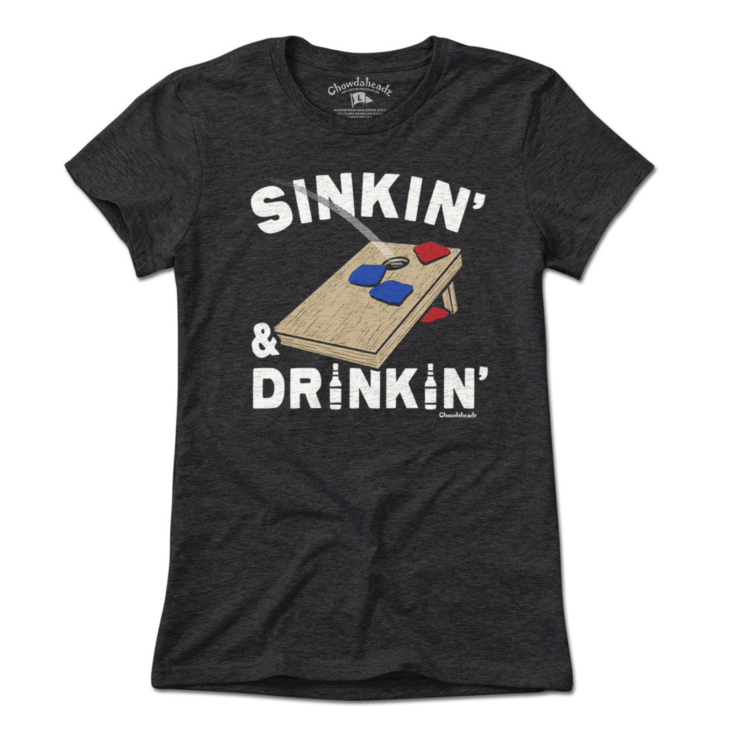 Sinkin' & Drinkin' Cornhole T-Shirt product image 8