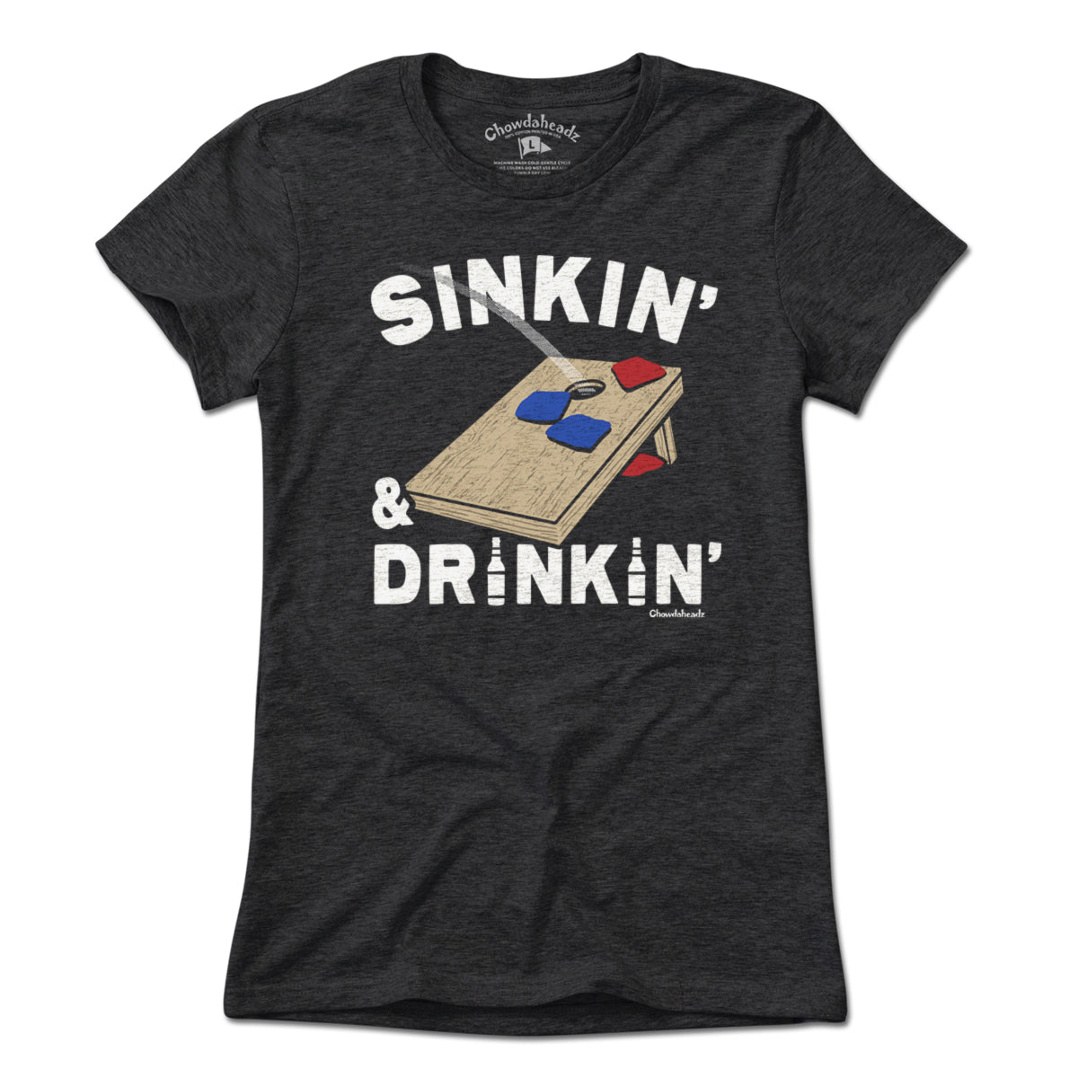 Sinkin' & Drinkin' Cornhole T-Shirt product image 8