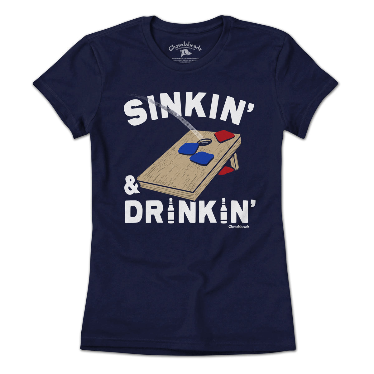 Sinkin' & Drinkin' Cornhole T-Shirt product image 7