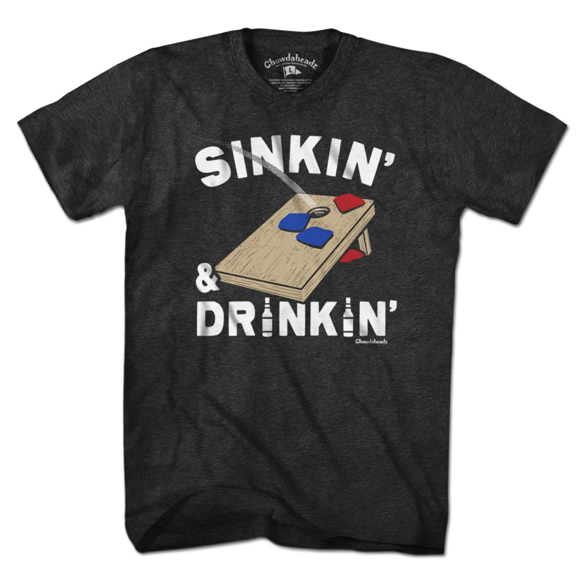 Sinkin' & Drinkin' Cornhole T-Shirt product image 3