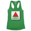 Watermelon Summah Sign Ladies Tank Top