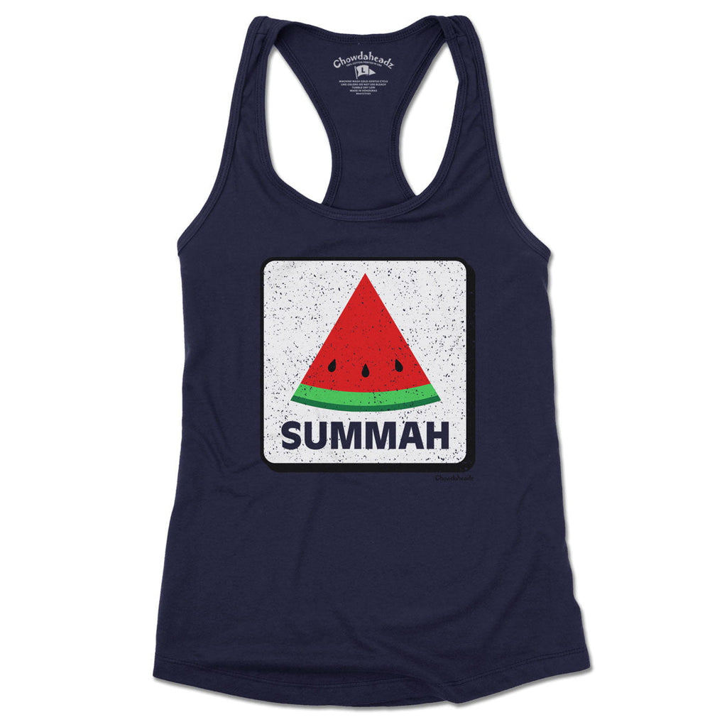 Watermelon Summah Sign Ladies Tank Top