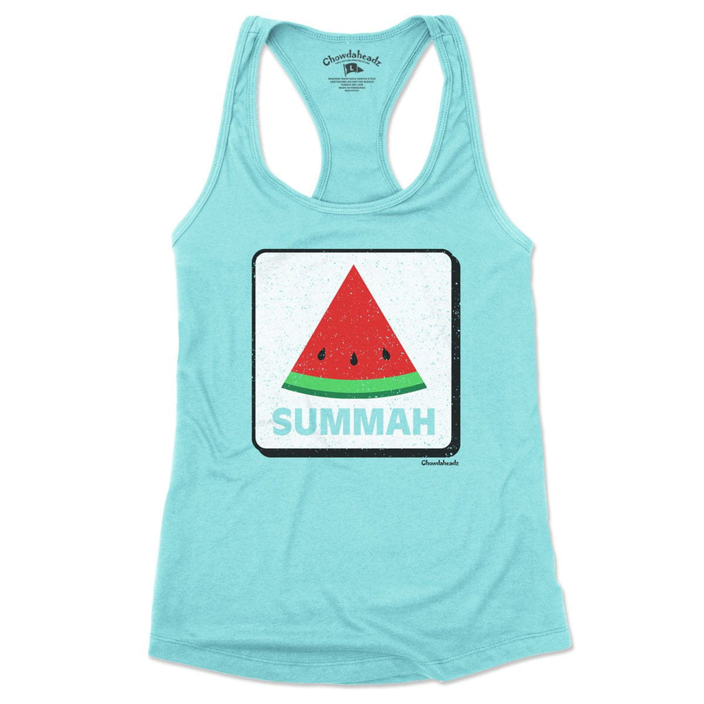 Watermelon Summah Sign Ladies Tank Top