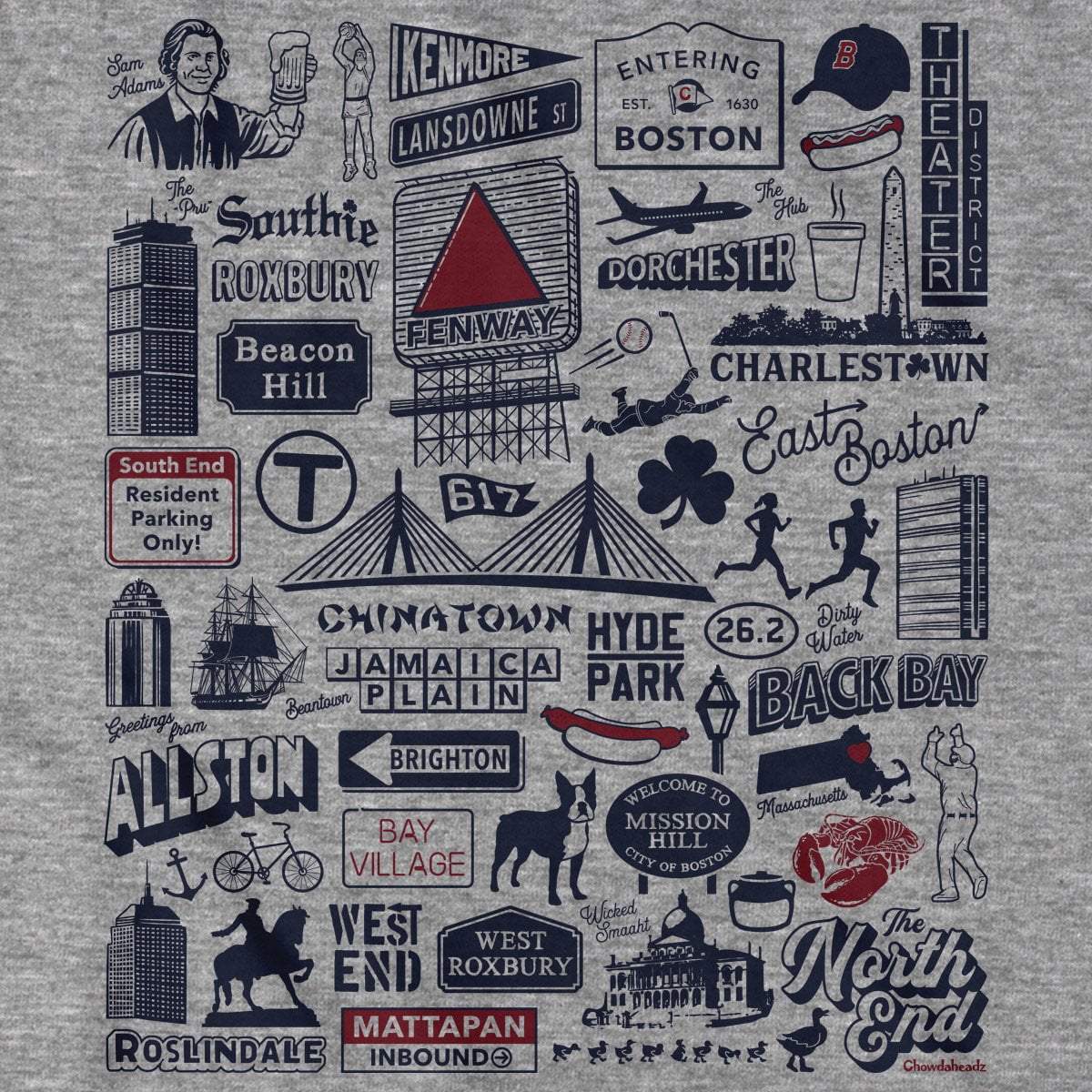 Boston Tourist Attraction T-Shirt product image 2