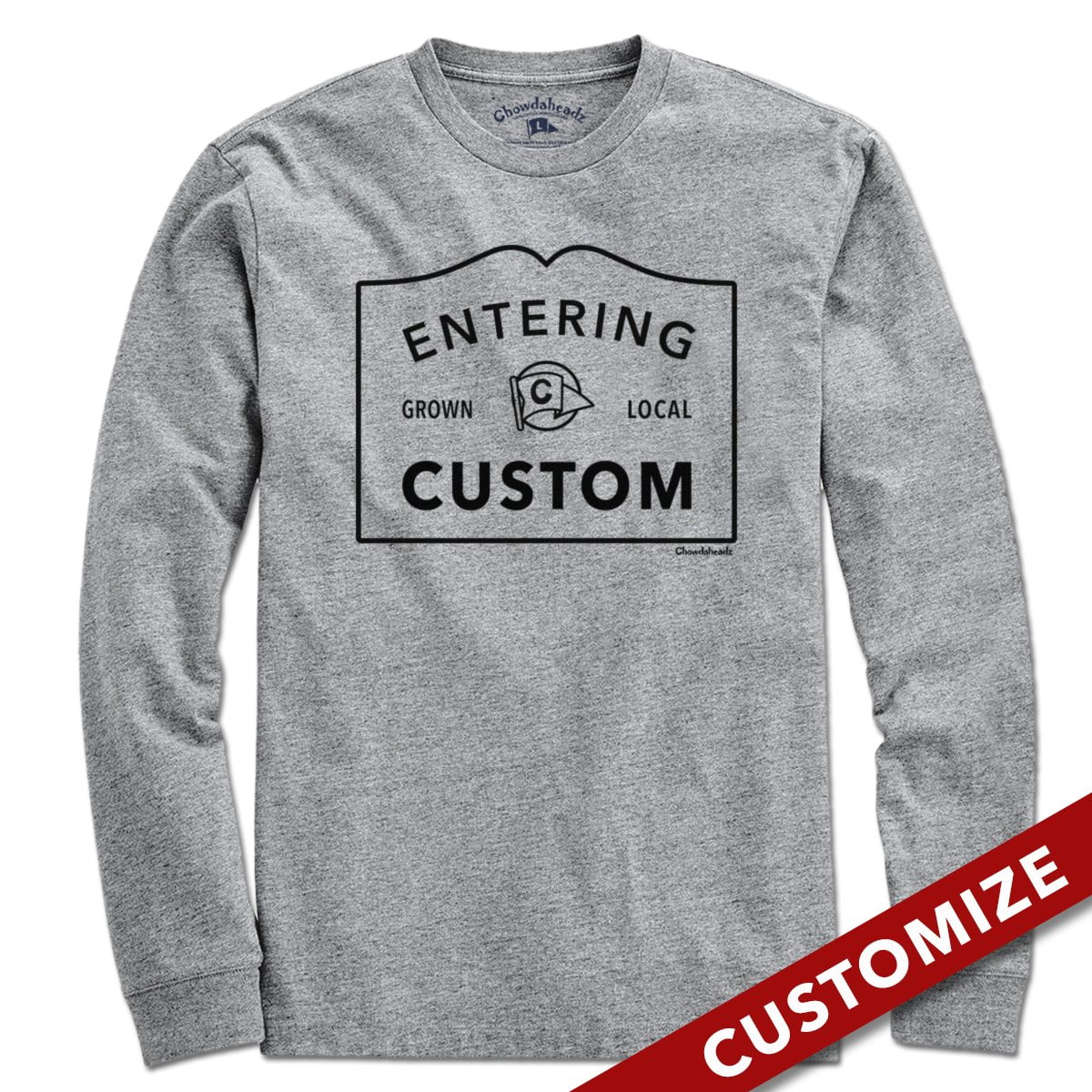 Entering "Custom" City or Town Sign T-Shirt product image 3