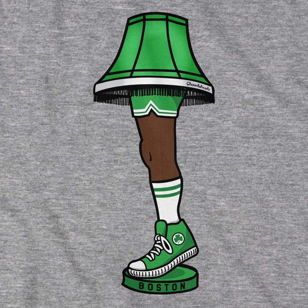 Boston Basketball Holiday Leg Lamp T-Shirt product image 2