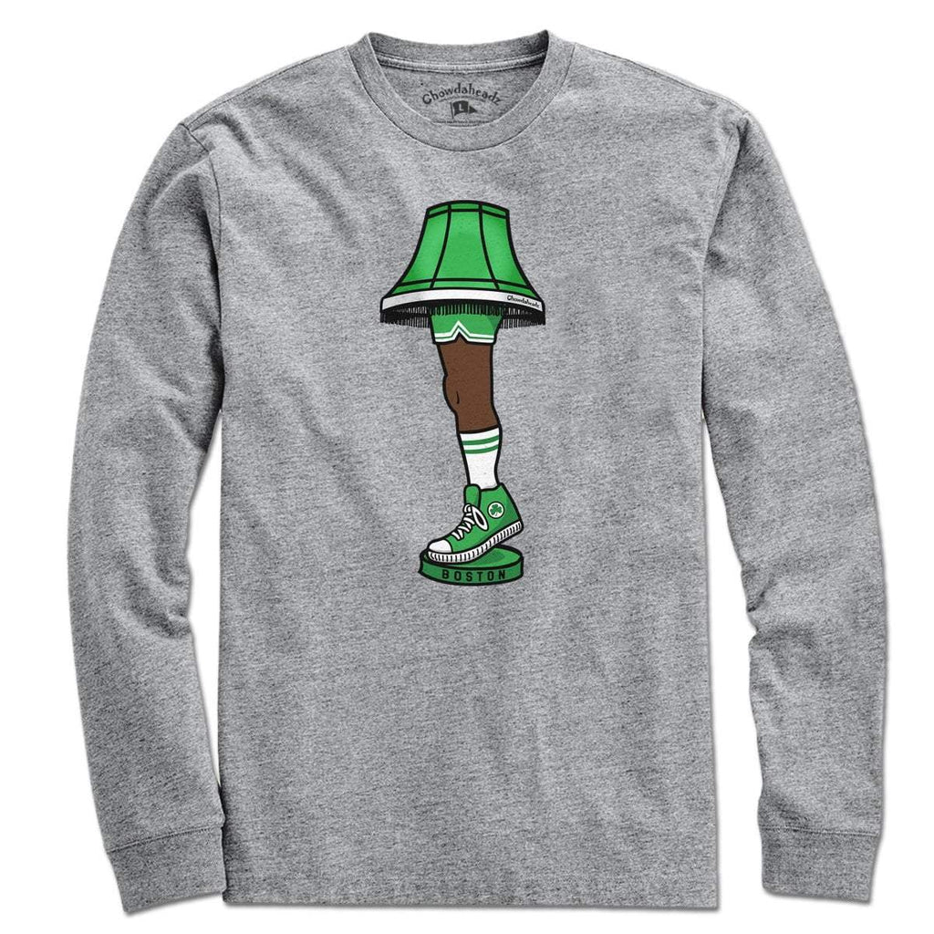 Boston Basketball Holiday Leg Lamp T-Shirt product image 4