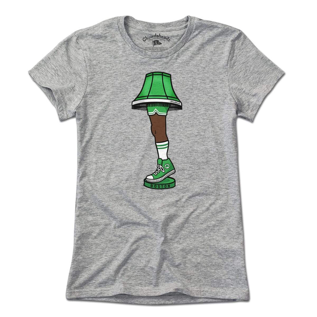 Boston Basketball Holiday Leg Lamp T-Shirt product image 1