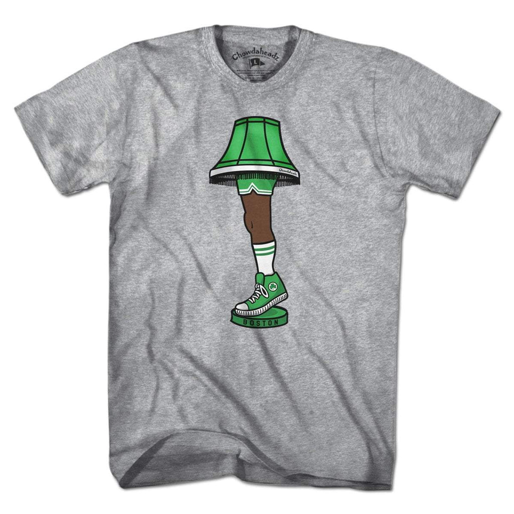Boston Basketball Holiday Leg Lamp T-Shirt product image 3