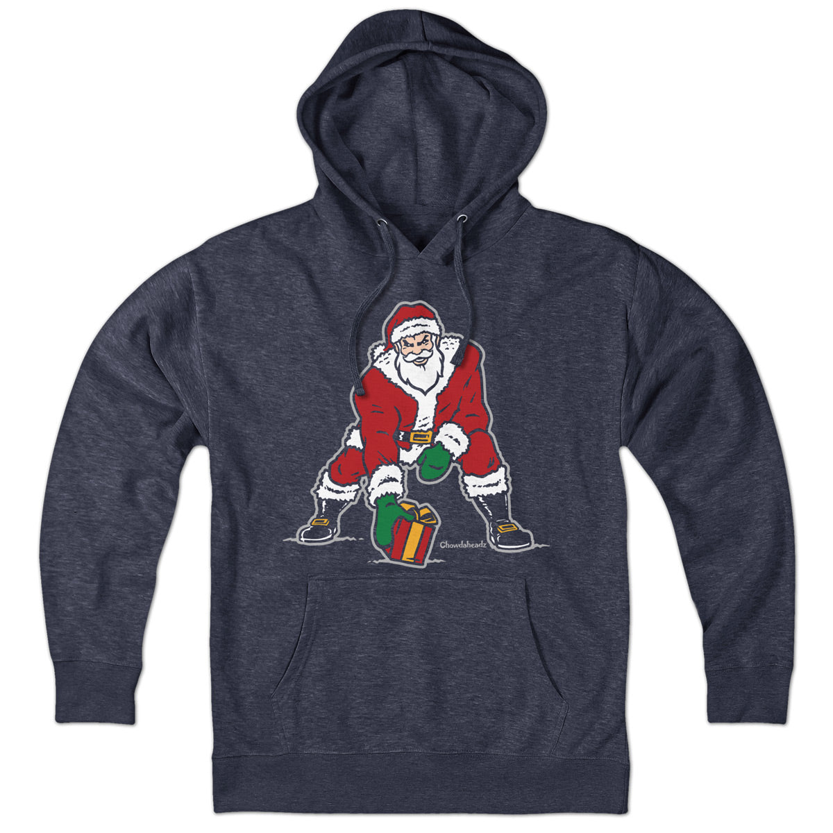 Three Point Stance Santa Hoodie product image 1