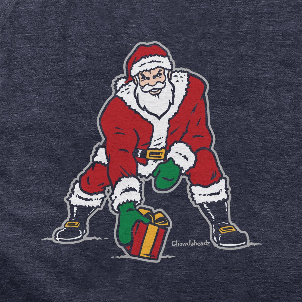 Three Point Stance Santa Hoodie product image 2
