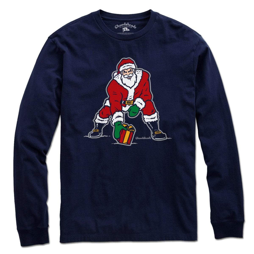 Three Point Stance Santa T-Shirt product image 3