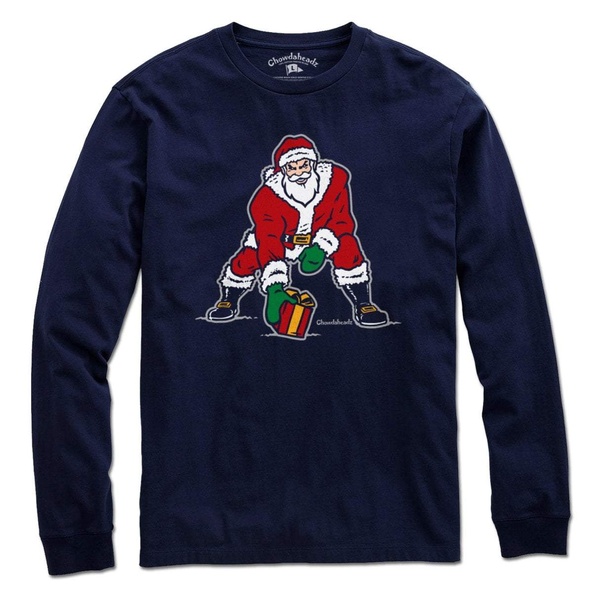 Three Point Stance Santa T-Shirt product image 3