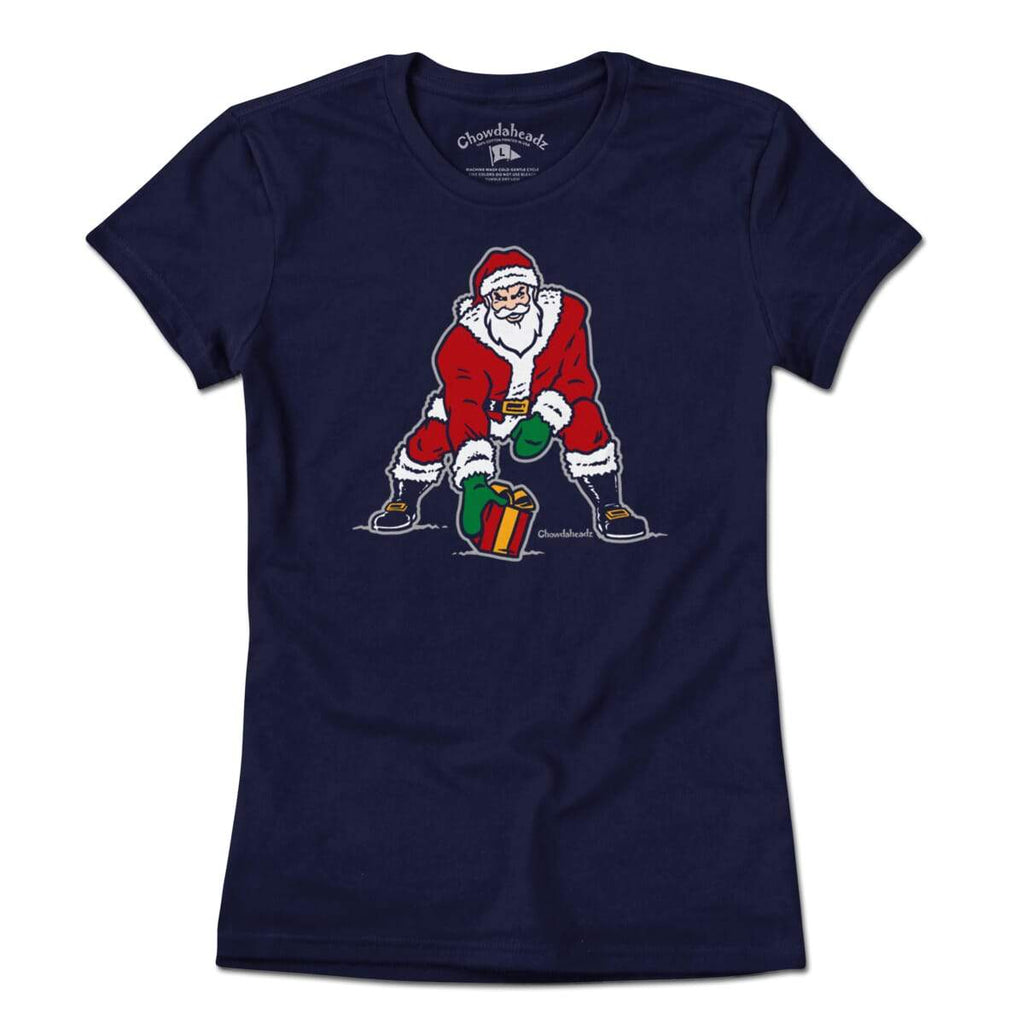 Three Point Stance Santa T-Shirt product image 4