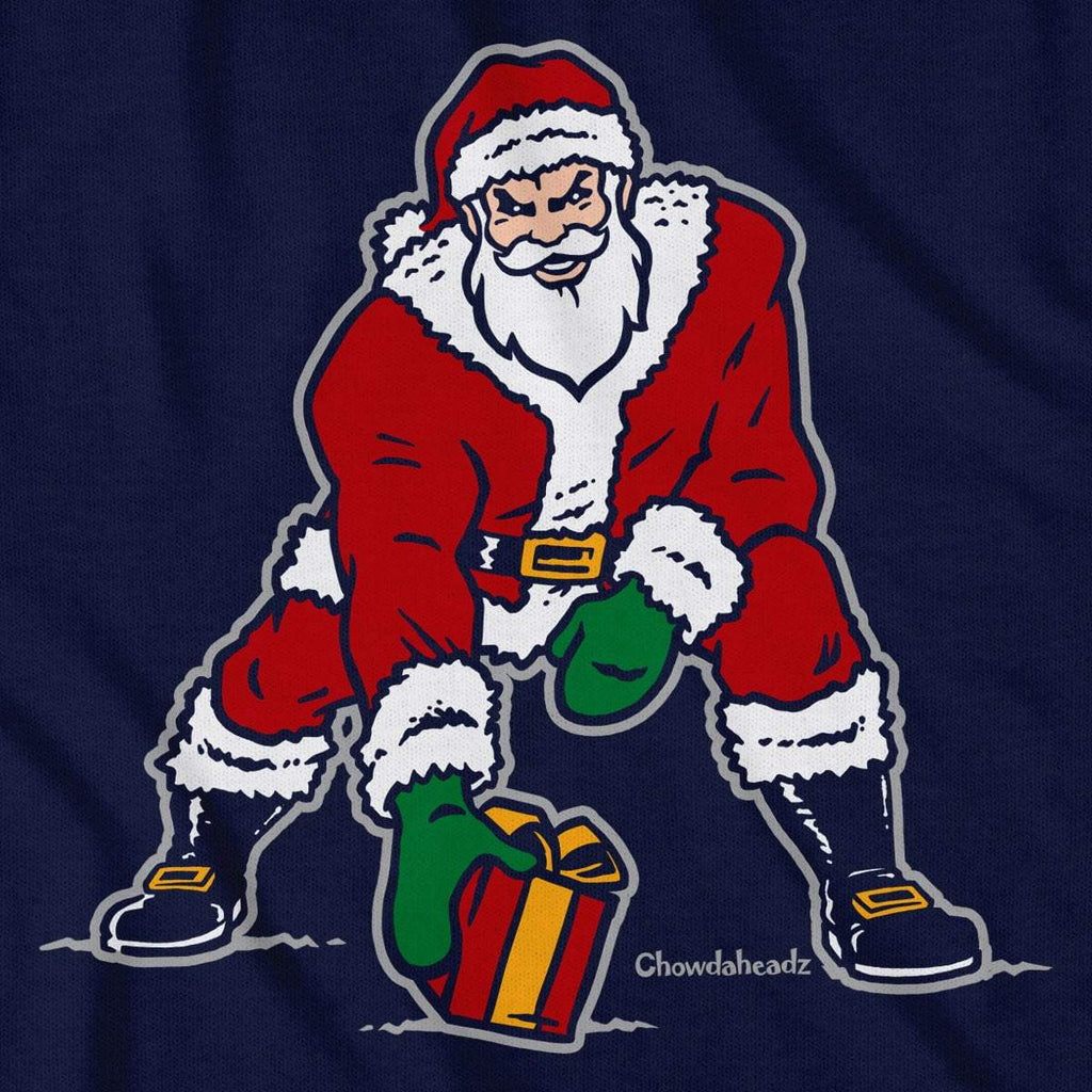 Three Point Stance Santa T-Shirt product image 2