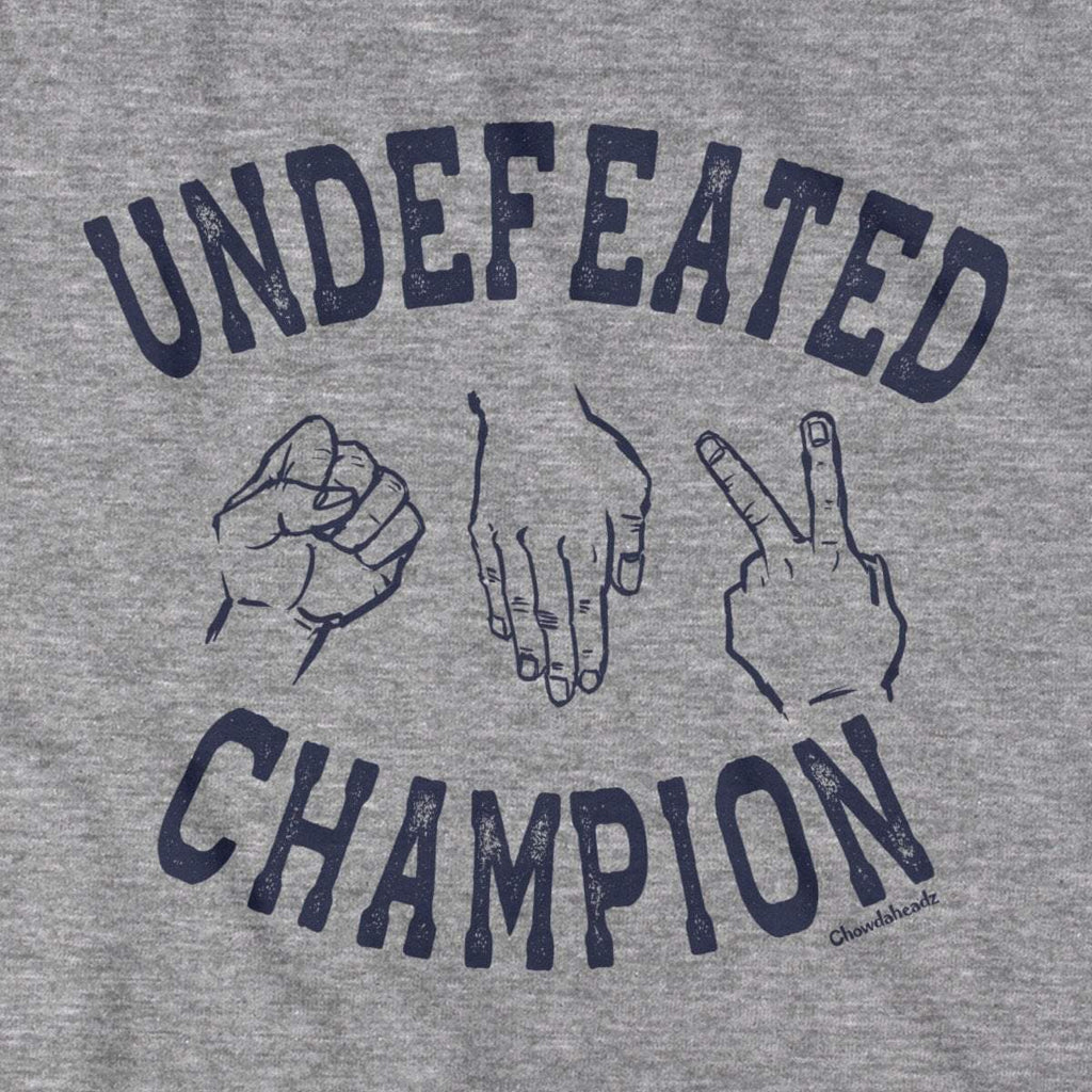 Undefeated Rock Paper Scissors Champion T-Shirt product image 2