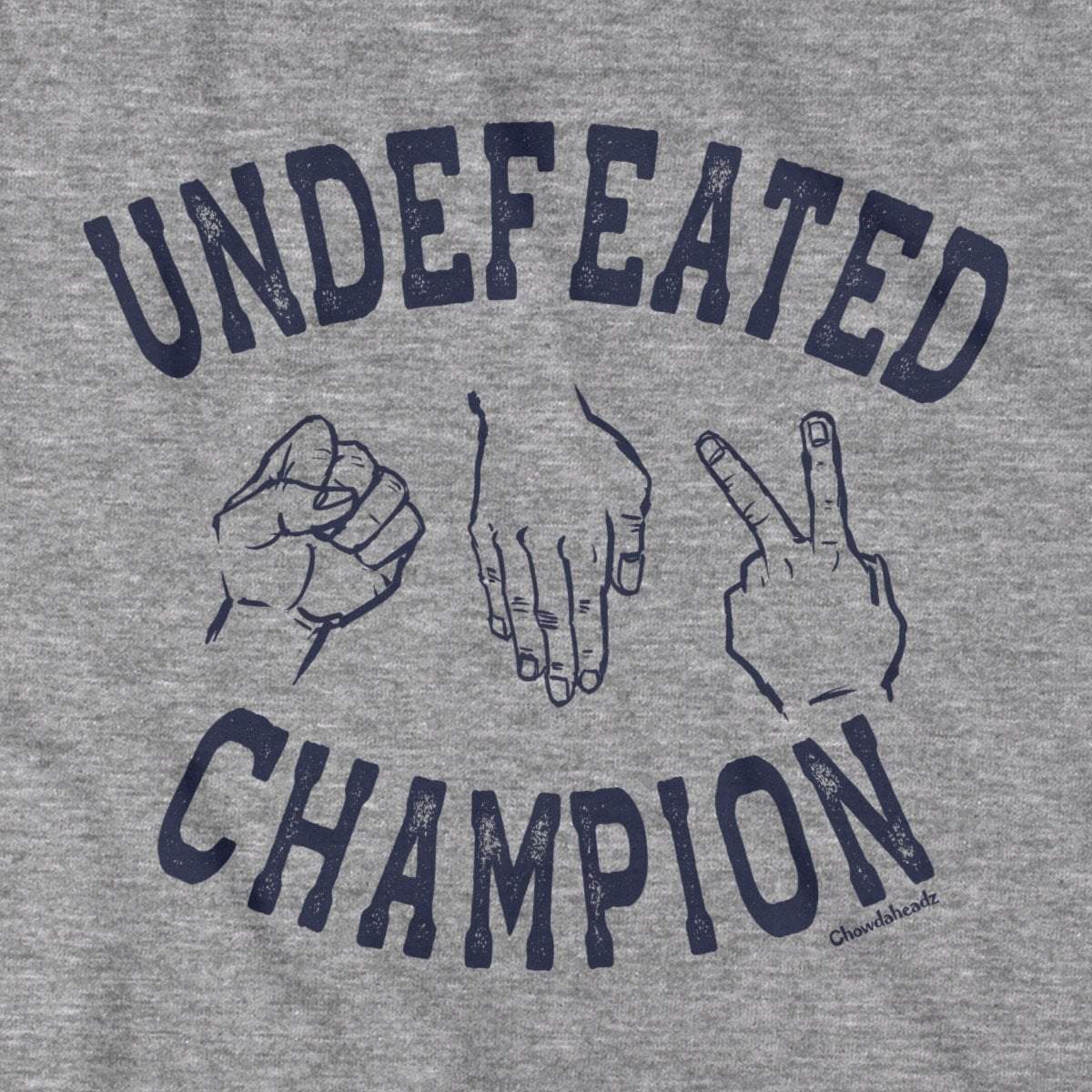 Undefeated Rock Paper Scissors Champion T-Shirt product image 2