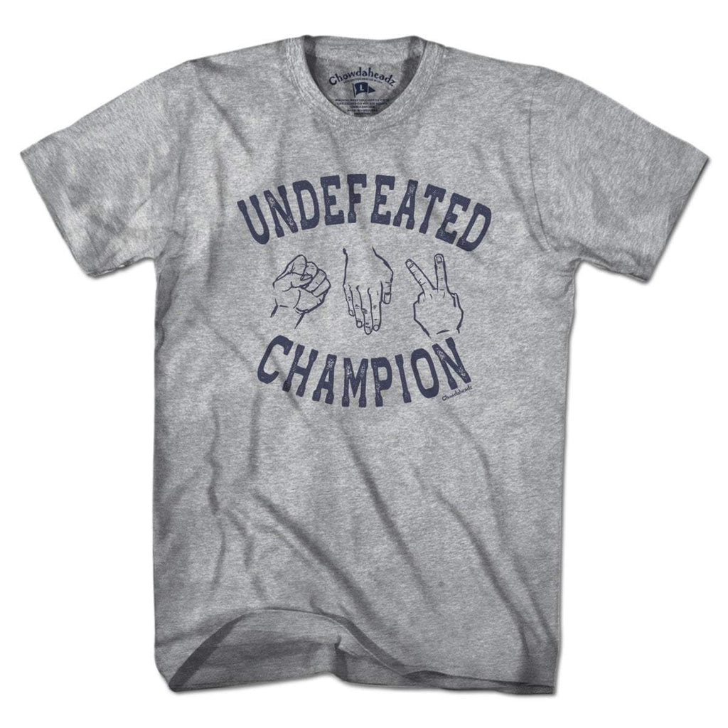 Undefeated Rock Paper Scissors Champion T-Shirt product image 1