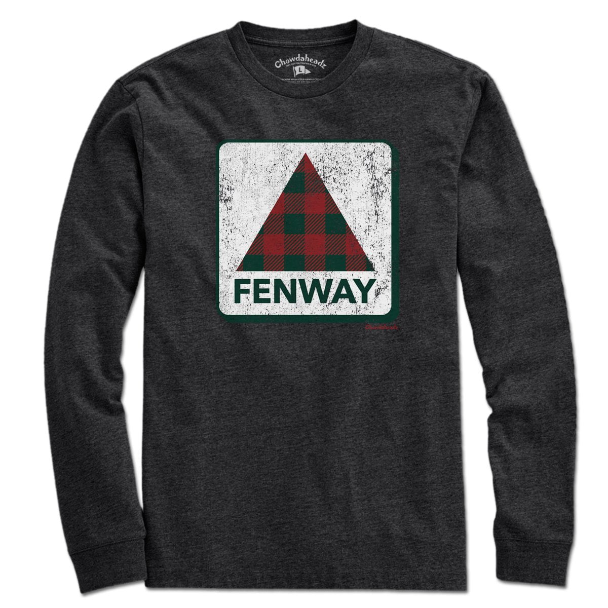 Holiday Plaid Fenway Sign T-Shirt product image 3