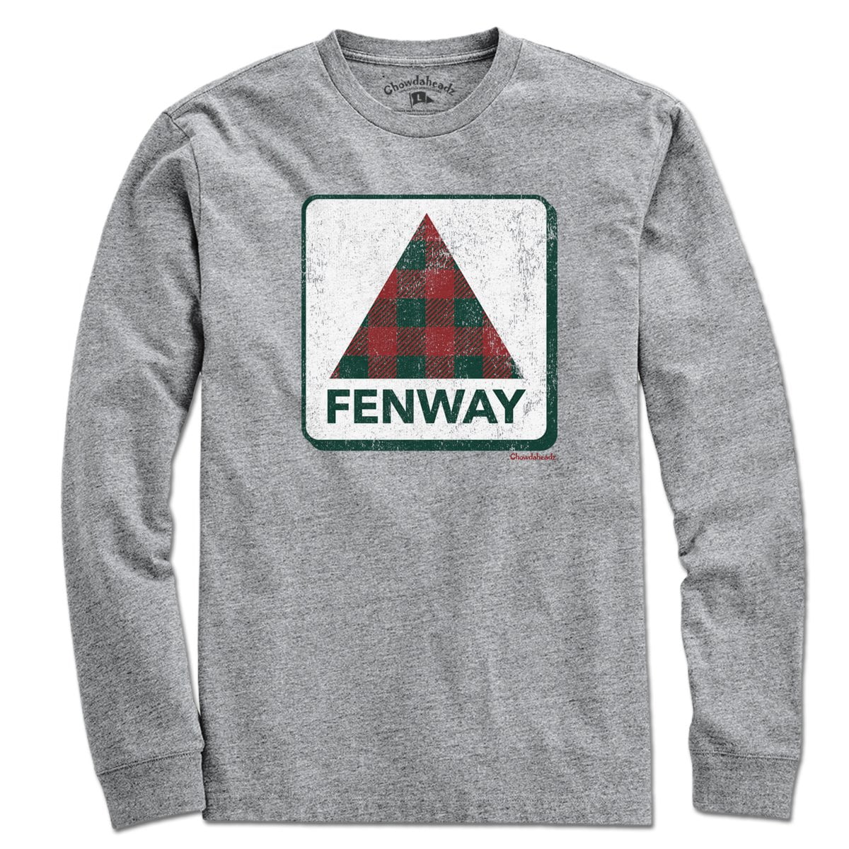 Holiday Plaid Fenway Sign T-Shirt product image 7