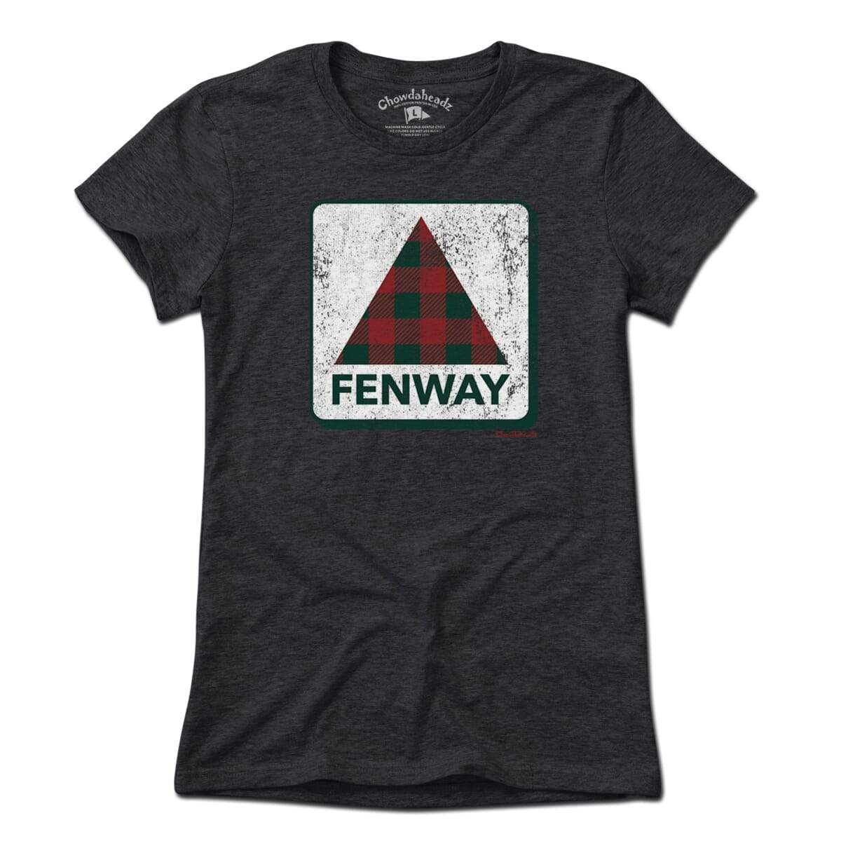 Holiday Plaid Fenway Sign T-Shirt product image 4