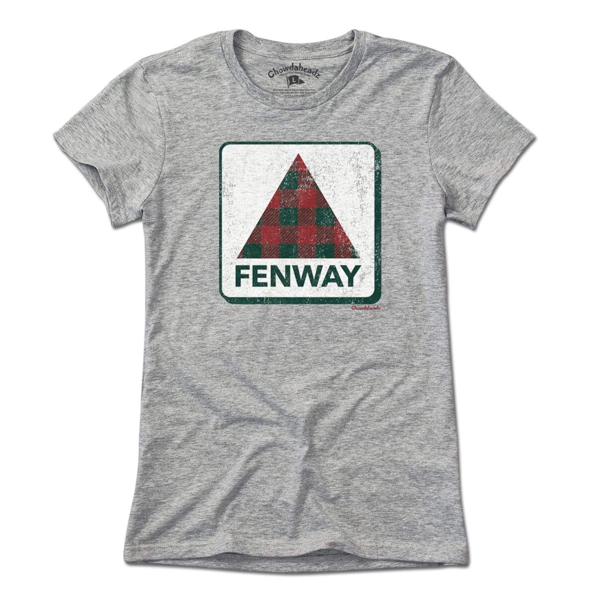 Holiday Plaid Fenway Sign T-Shirt product image 8