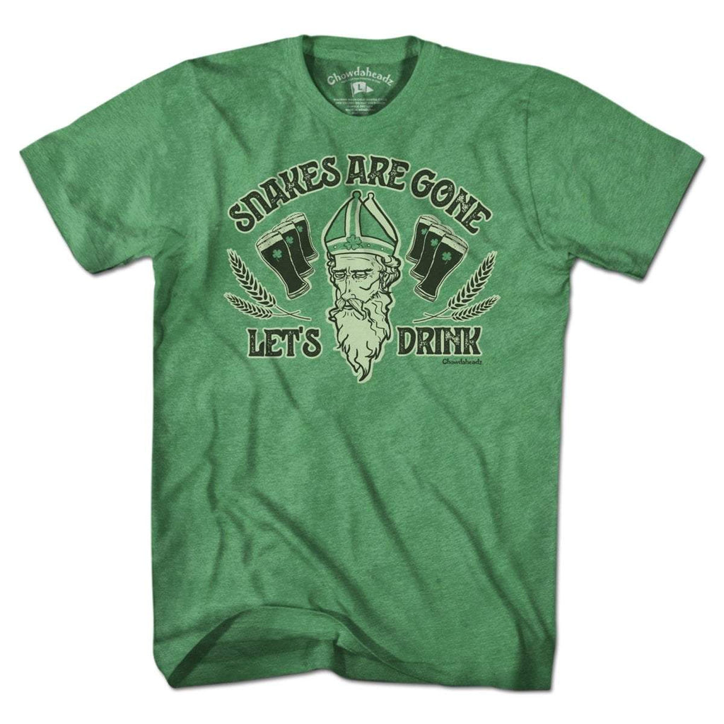 Snakes Are Gone Let's Drink T-Shirt product image 1