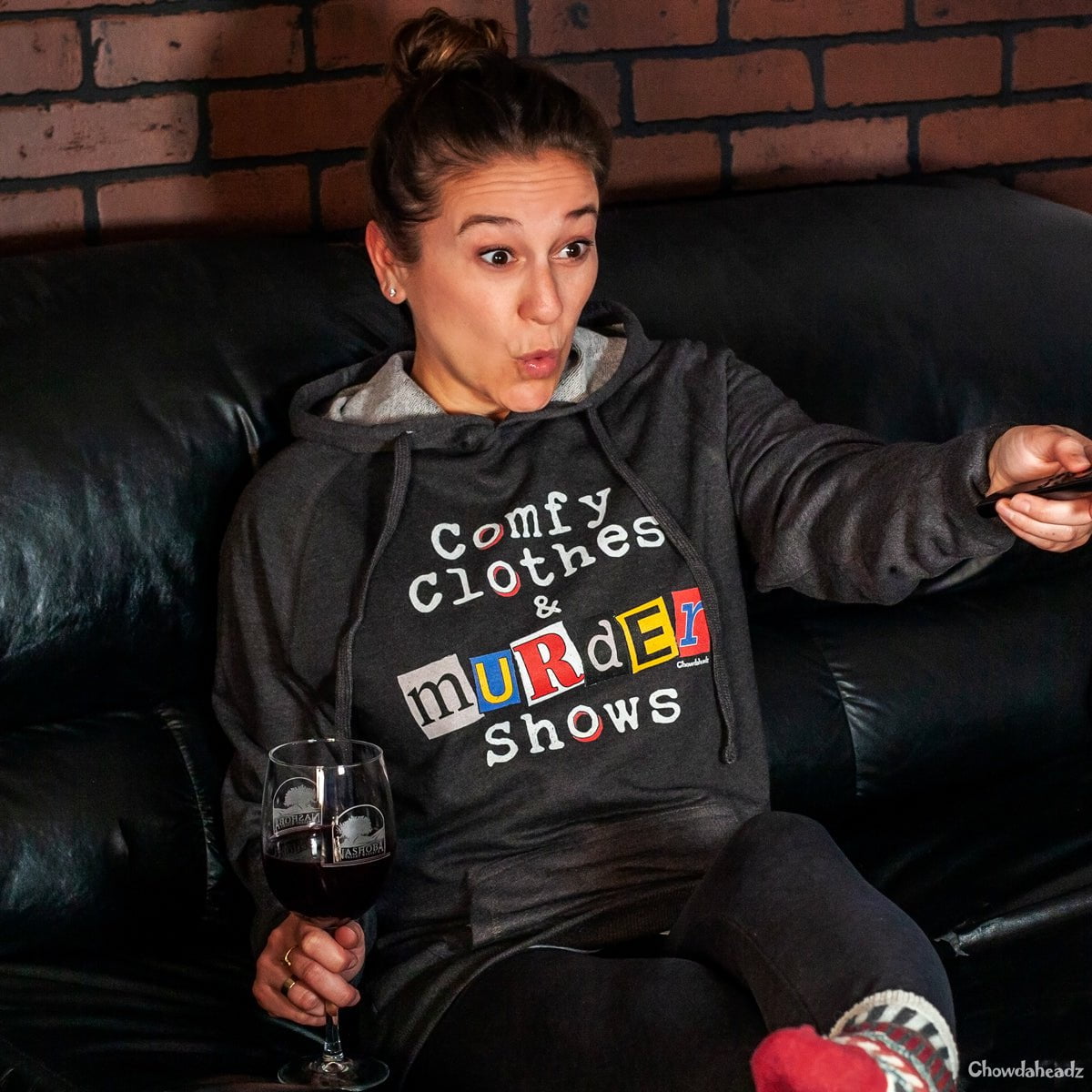 Comfy Clothes & Murder Shows Hoodie product image 3