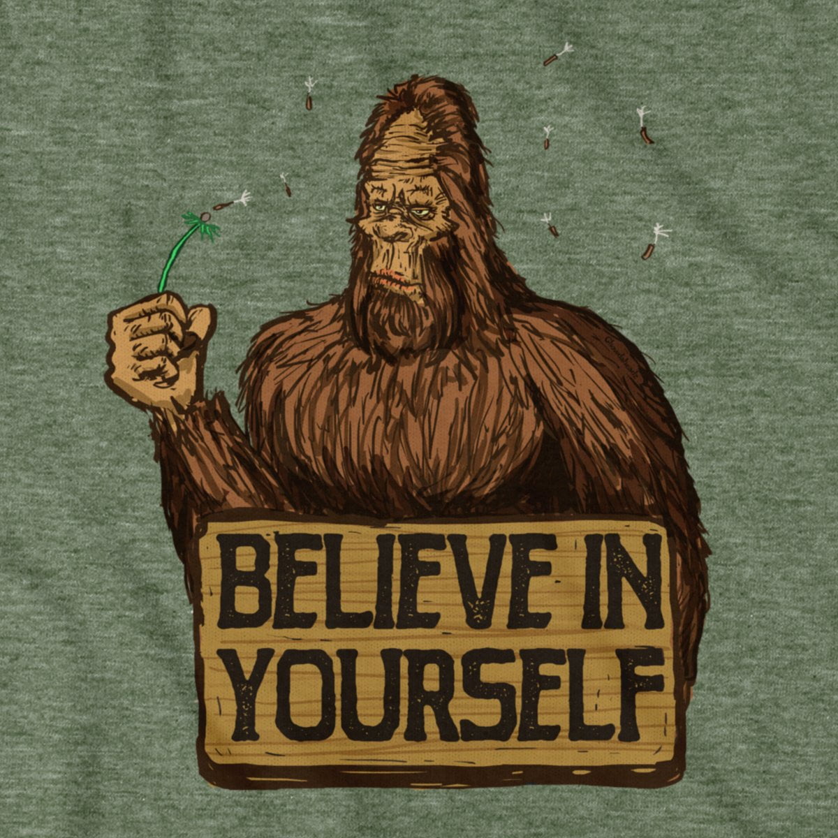 Believe in Yourself Bigfoot Hoodie product image 2