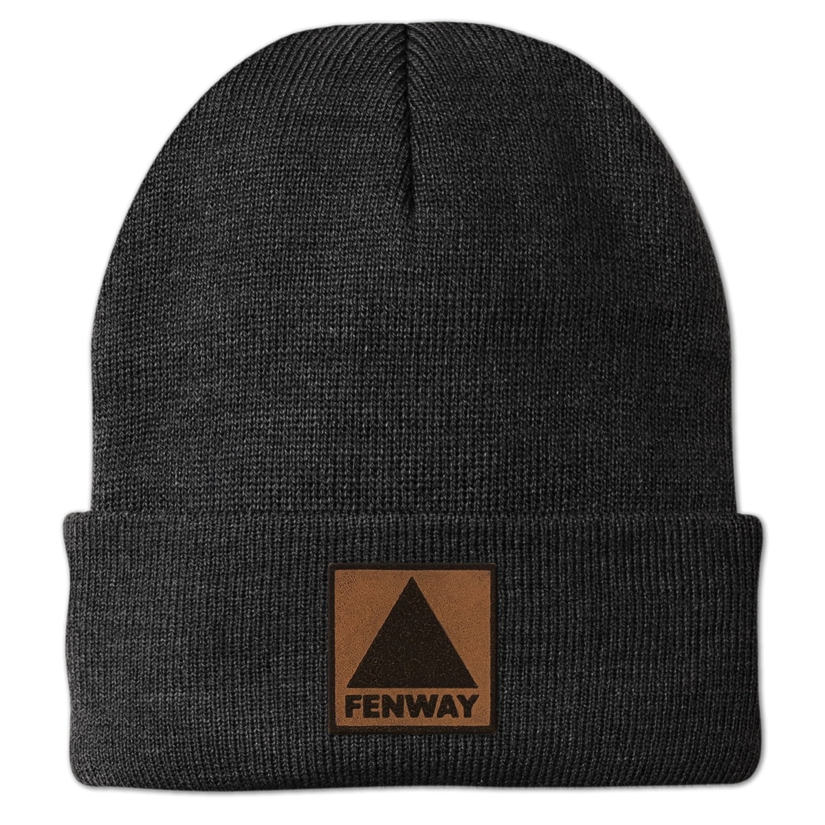 Fenway Leather Patch Cuff Knit