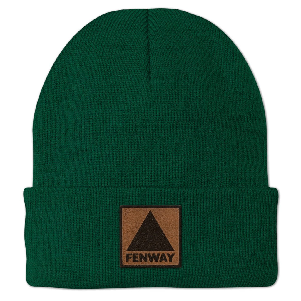 Fenway Leather Patch Cuff Knit