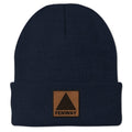 Fenway Leather Patch Cuff Knit