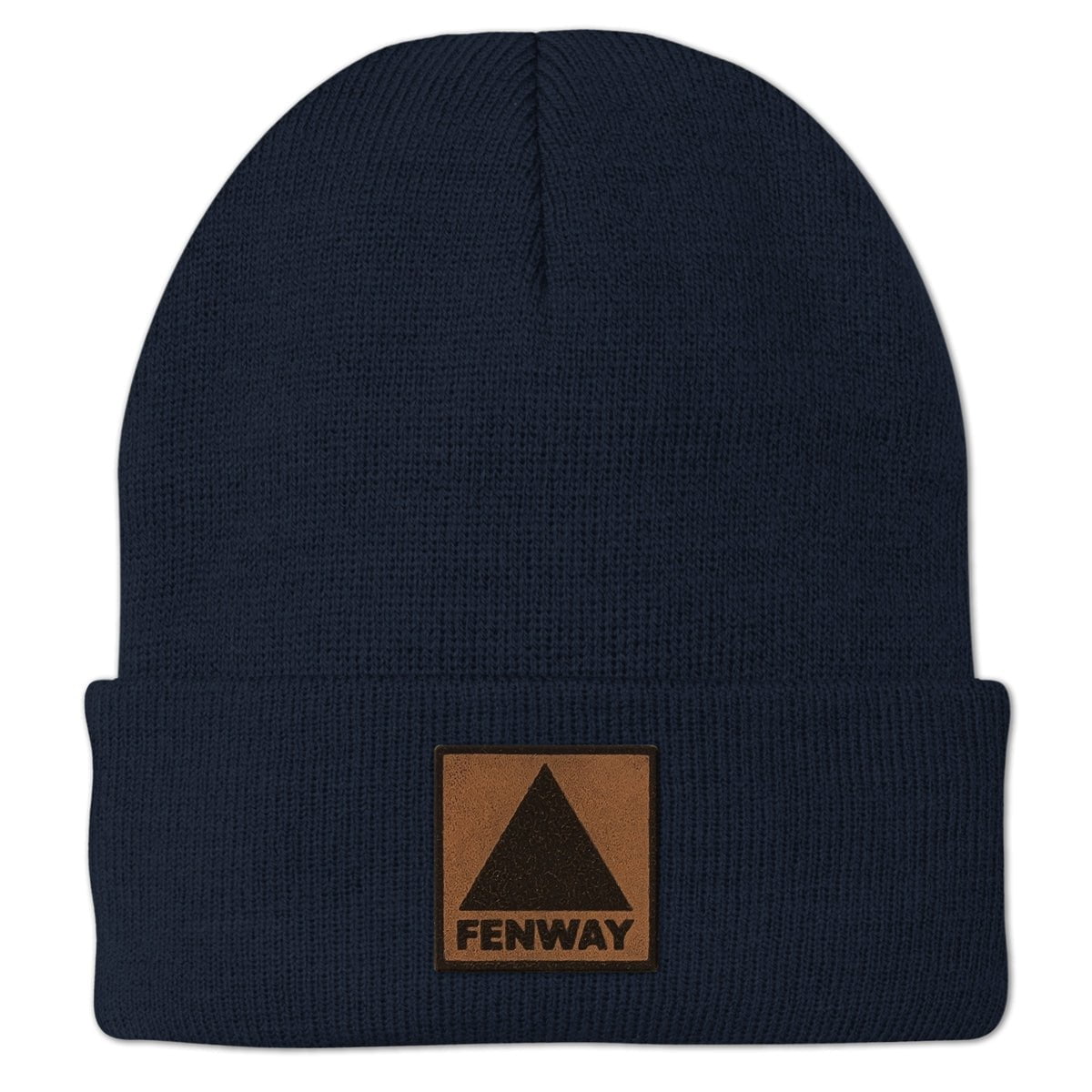 Fenway Leather Patch Cuff Knit