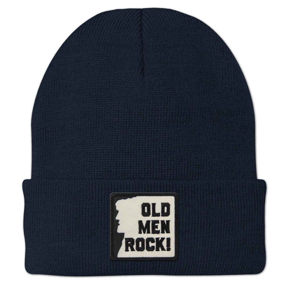 Old Men Rock Patch Cuff Knit
