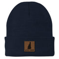 Live Free New Hampshire Leather Patch Cuff Knit