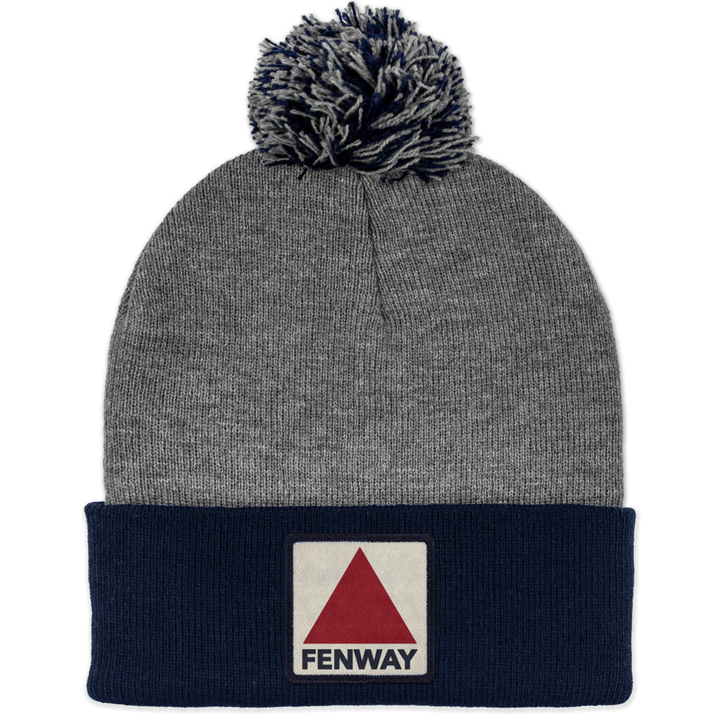 Fenway Printed Twill Patch Two Tone Knit