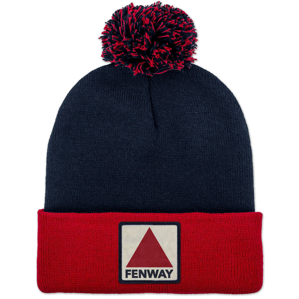 Fenway Printed Twill Patch Two Tone Knit