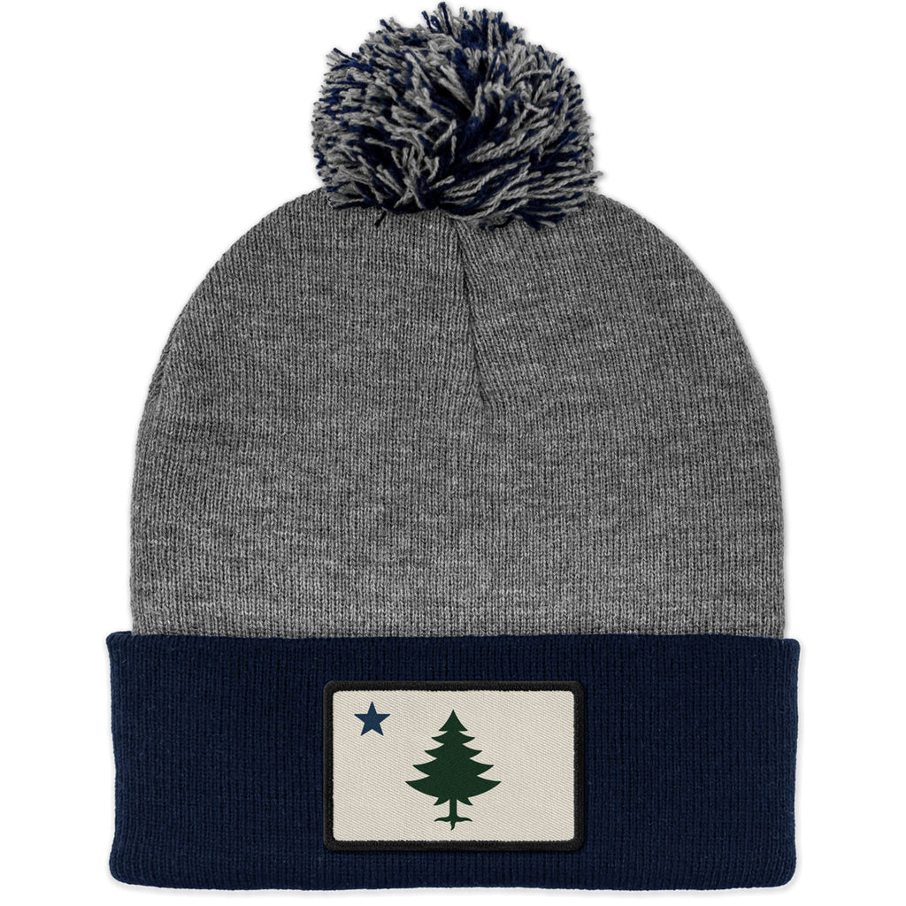 Vintage Maine Flag Two Tone Knit